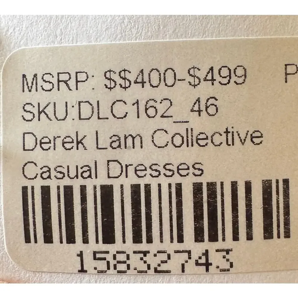 Derek Lam Blue White Ombre Midi Shirt Dress Size 18 Cotton Cottage Designer $460 - Picture 10 of 11